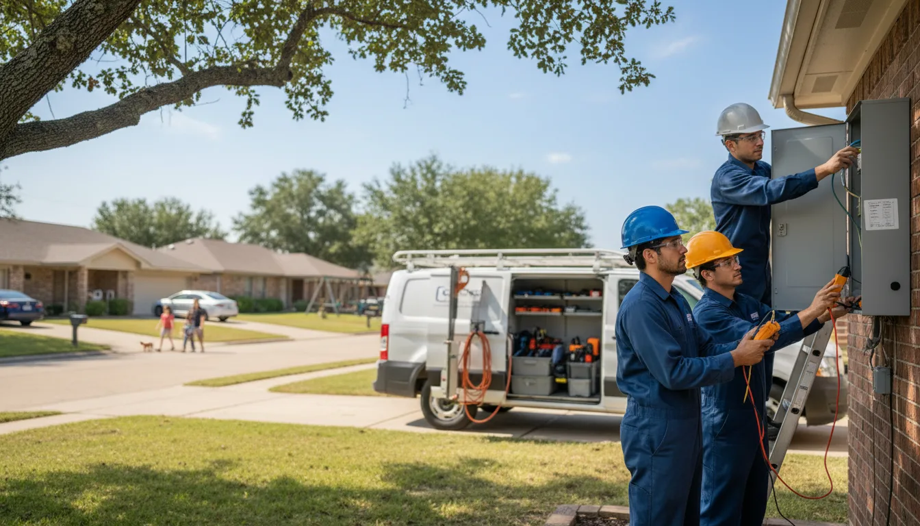 Certified electrician providing emergency electrical services in Fort Calhoun, NE